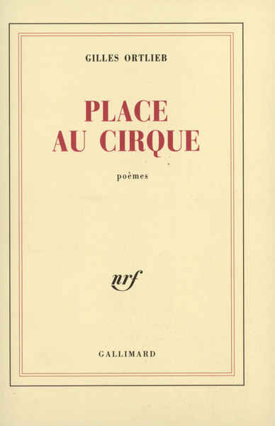 Place au cirque poèmes (9782070764648-front-cover)