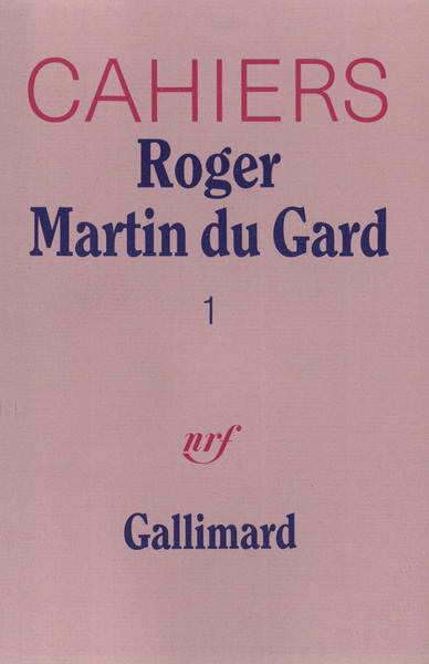 Cahiers Roger Martin du Gard (9782070715572-front-cover)