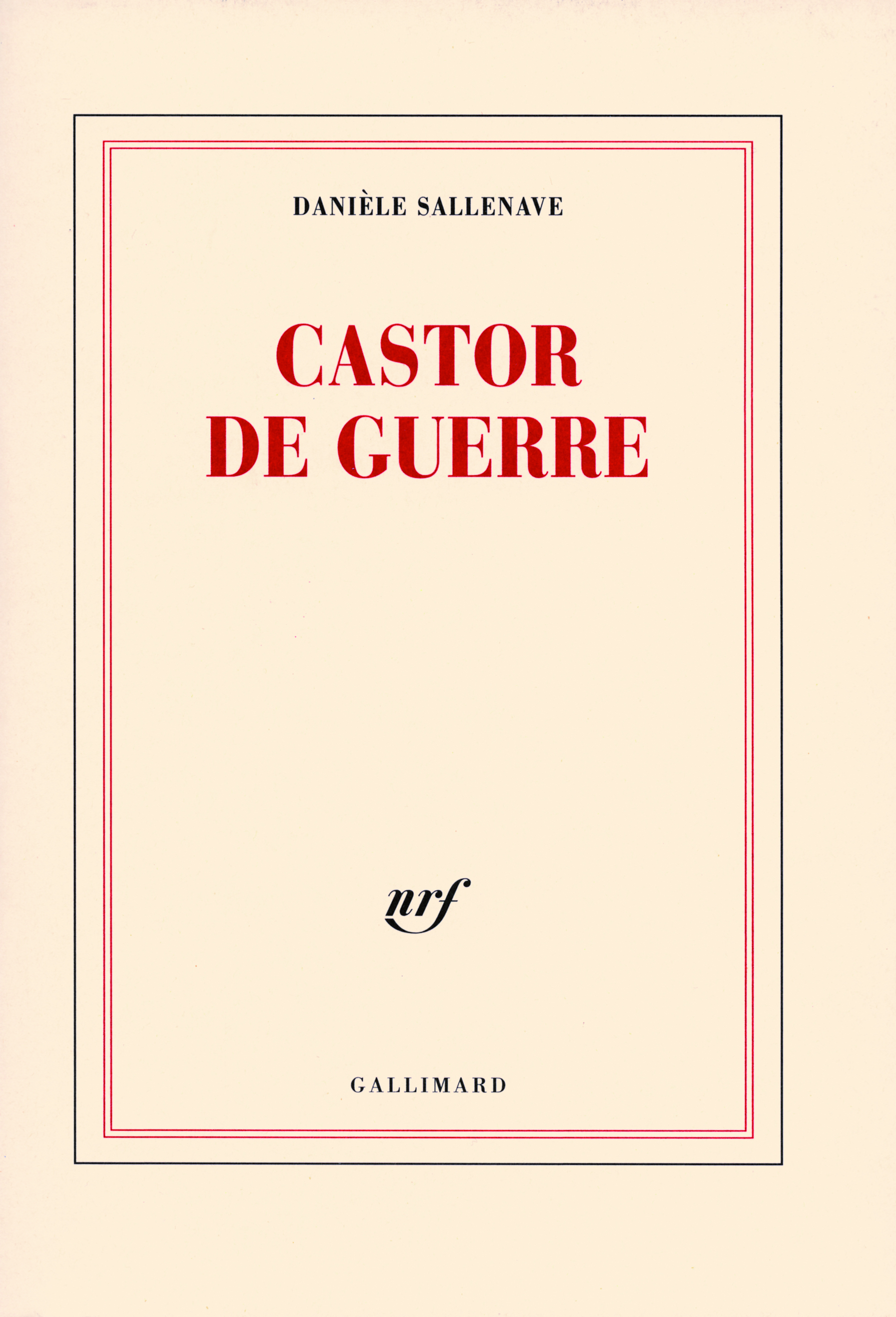 Castor de guerre (9782070781461-front-cover)