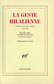 La Geste hilalienne, Version de Bou Thadi (Tunisie) (9782070701575-front-cover)