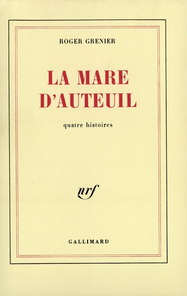 La mare d'Auteuil, Quatre histoires (9782070712700-front-cover)