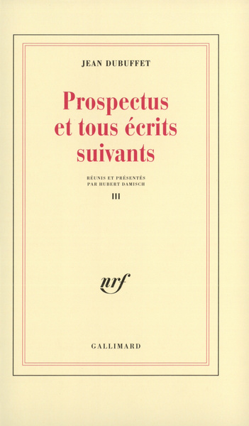 Prospectus et tous écrits suivants (9782070740475-front-cover)