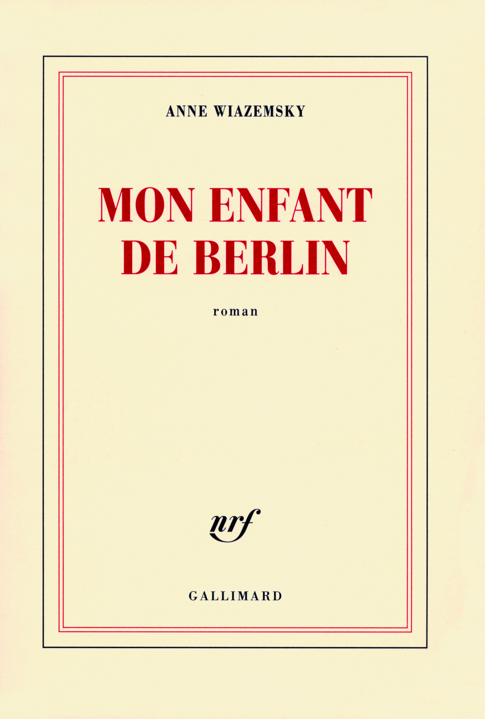 Mon enfant de Berlin (9782070784097-front-cover)