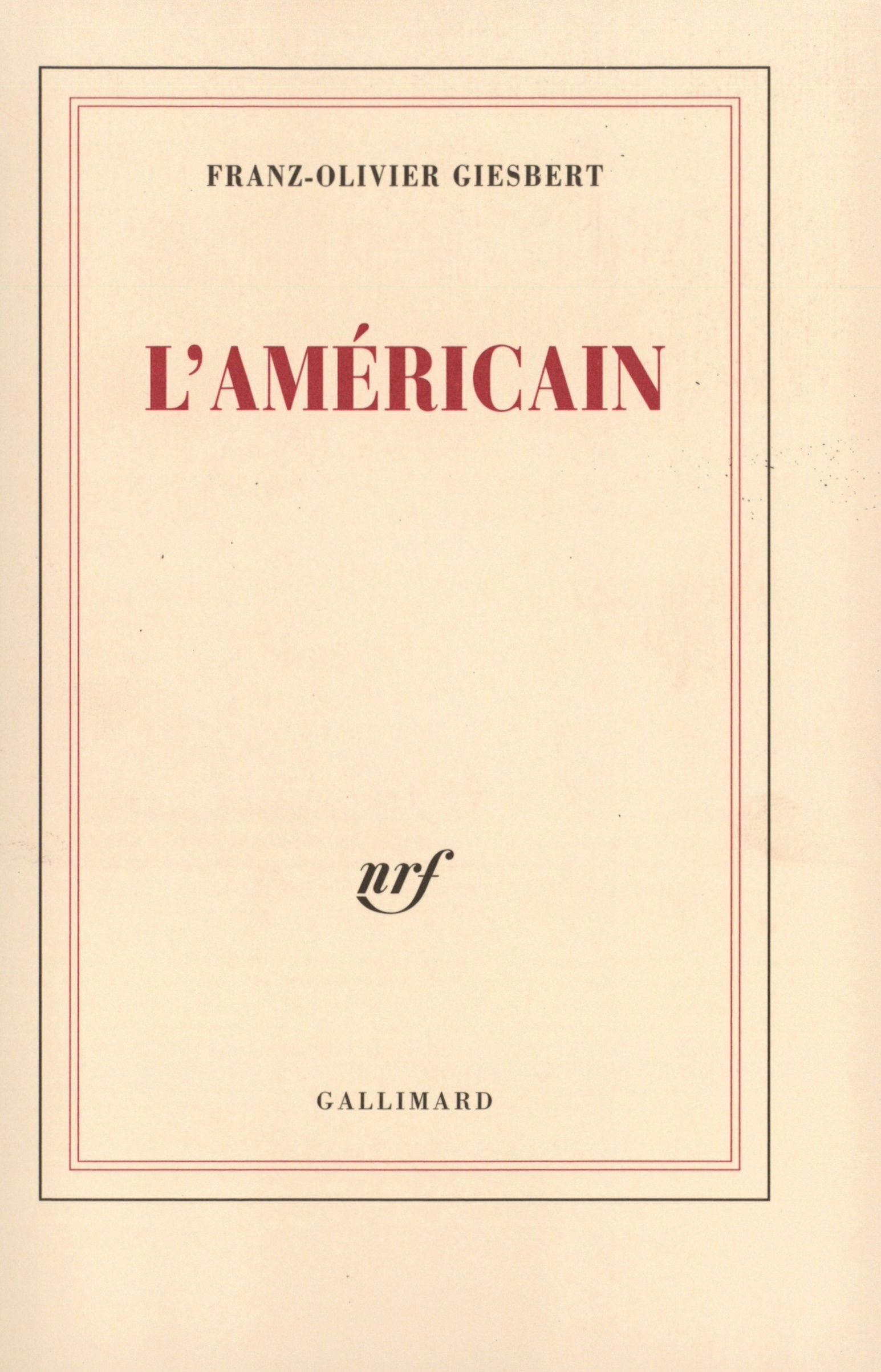 L'Américain (9782070771011-front-cover)