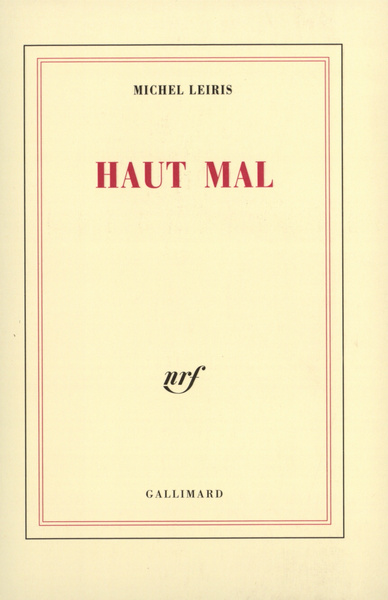 Haut Mal (9782070721733-front-cover)