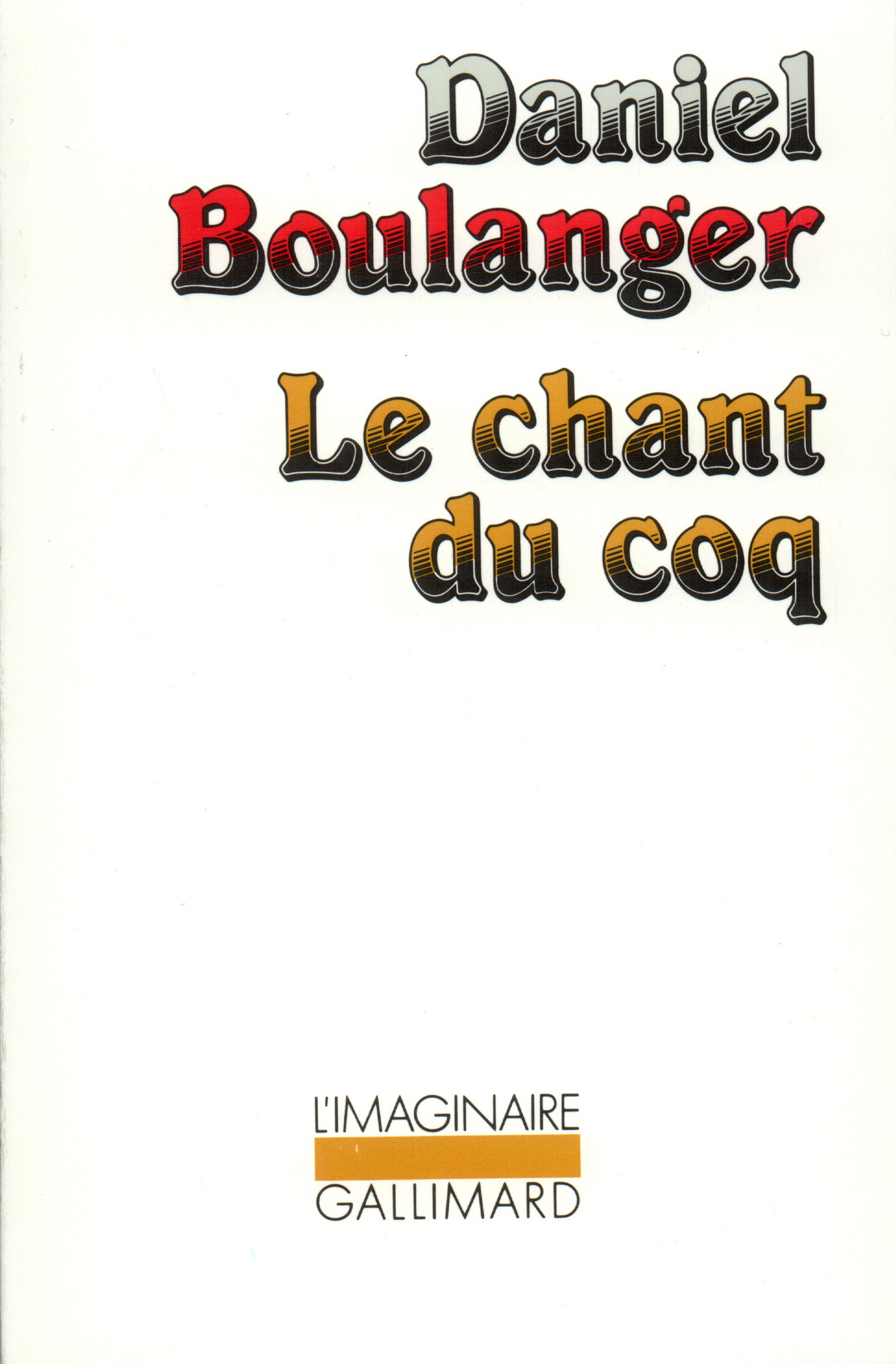 Le chant du coq (9782070717712-front-cover)