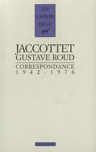 Correspondance, (1942-1976) (9782070762576-front-cover)