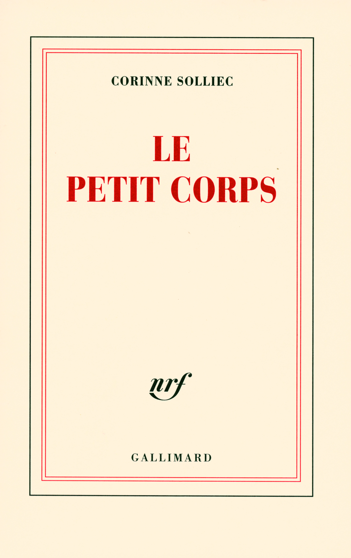 Le petit corps (9782070776221-front-cover)