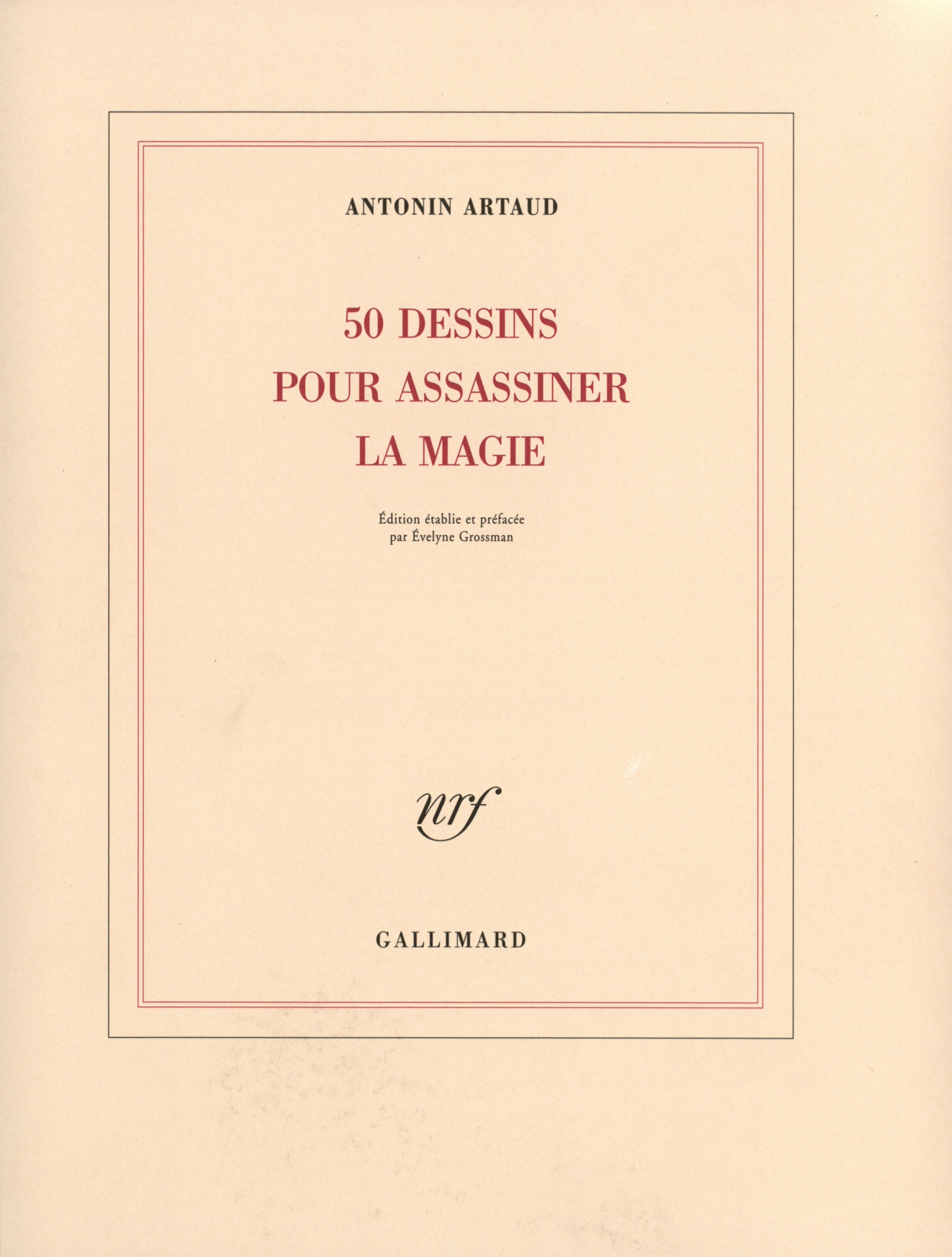 50 dessins pour assassiner la magie (9782070772377-front-cover)