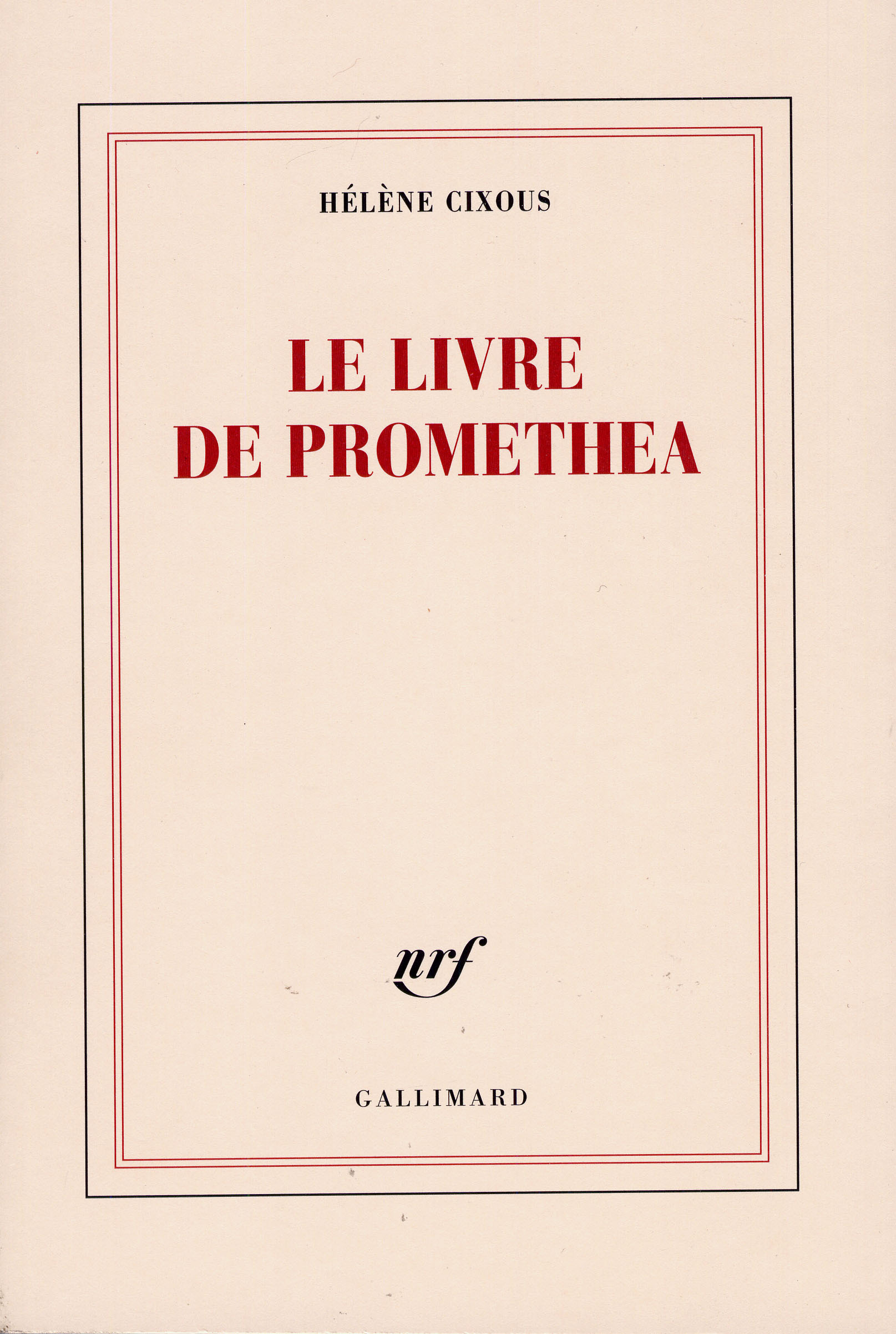 Le livre de Promethea (9782070700103-front-cover)