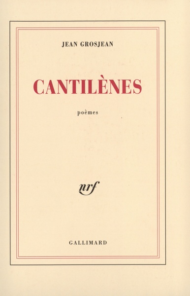 Cantilènes (9782070753031-front-cover)