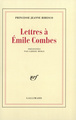 Lettres à Émile Combes (9782070736980-front-cover)