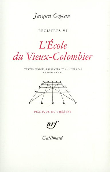 L'École du Vieux-Colombier (9782070756889-front-cover)