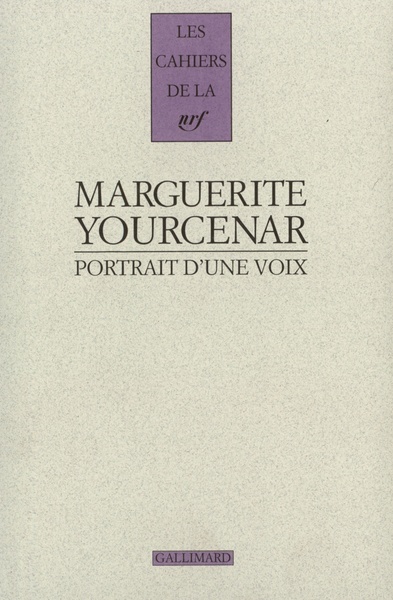 Portrait d'une voix, Vingt-trois entretiens (1952-1987) (9782070756759-front-cover)