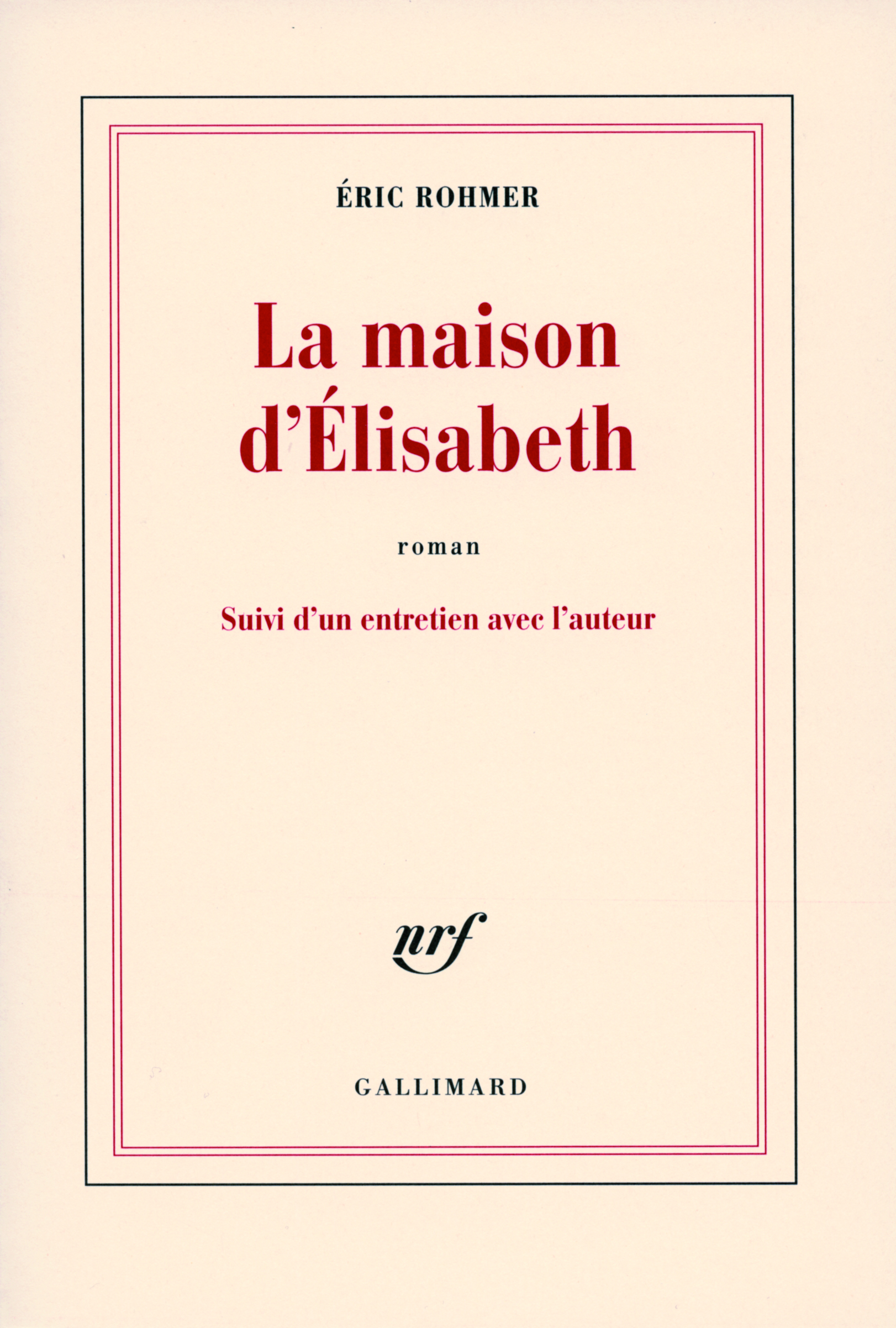 La maison d'Élisabeth (9782070785155-front-cover)