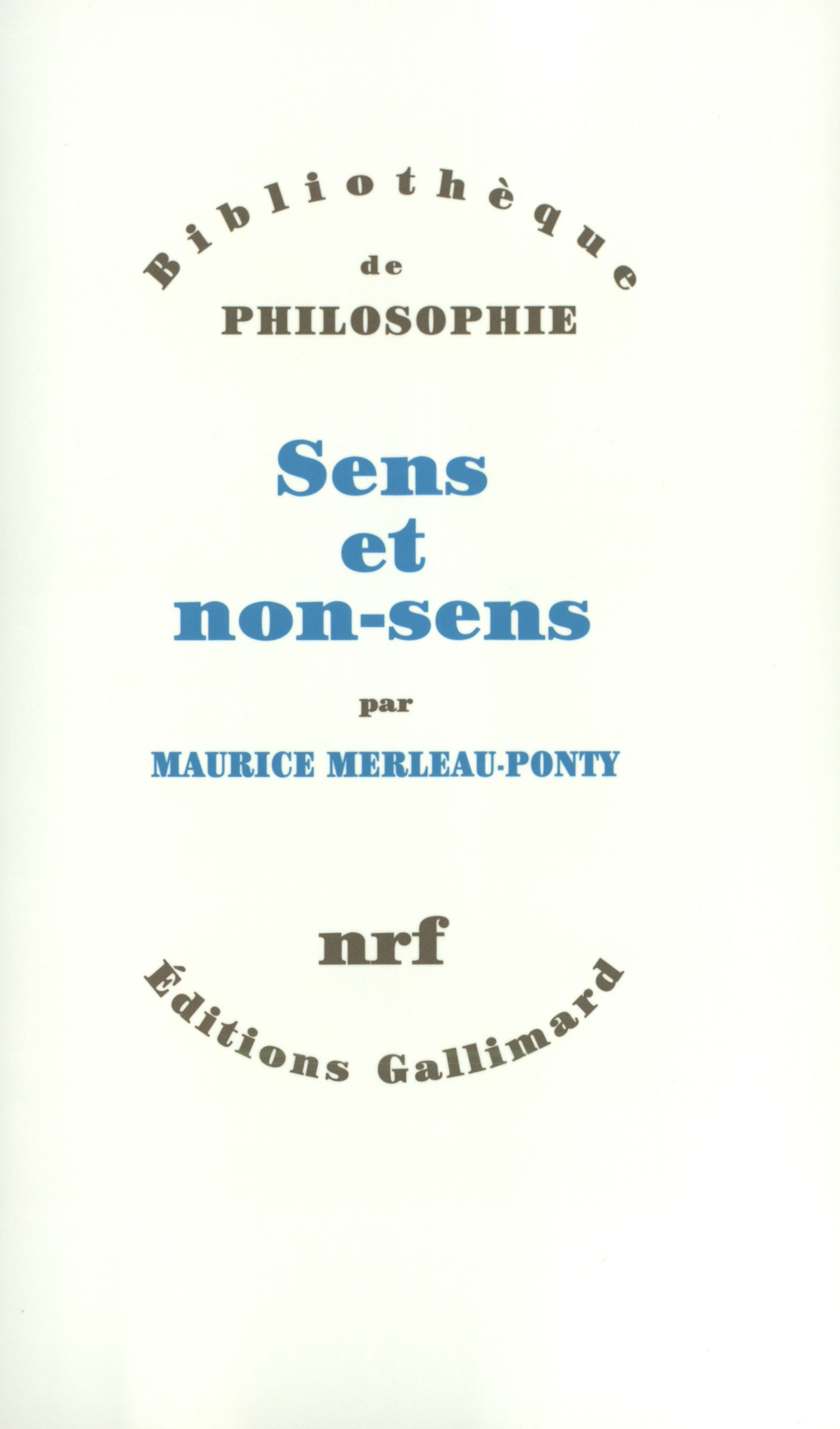 Sens et non-sens (9782070743551-front-cover)