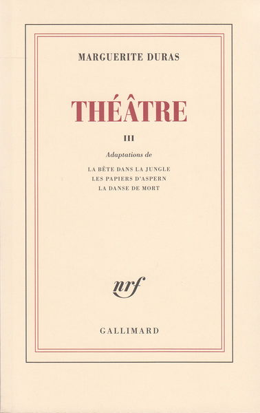 Théâtre (9782070701759-front-cover)
