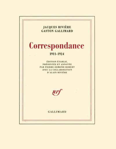 Correspondance, (1911-1924) (9782070731558-front-cover)