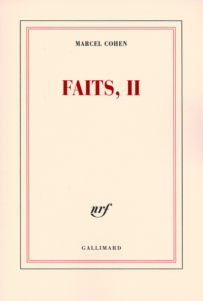 Faits, II (9782070783588-front-cover)