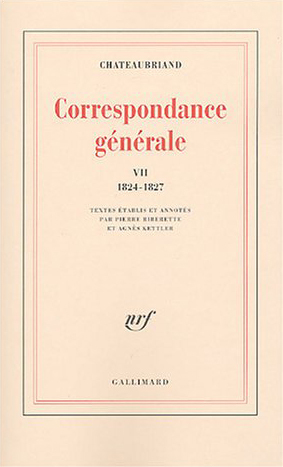 Correspondance générale, 6 juin 1824 - 31 décembre 1827 (9782070771448-front-cover)