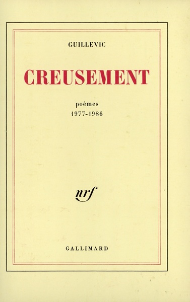 Creusement, Poèmes 1977-1986 (9782070711093-front-cover)