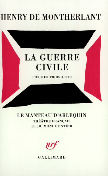 La Guerre civile, Pièce en trois actes (9782070738359-front-cover)