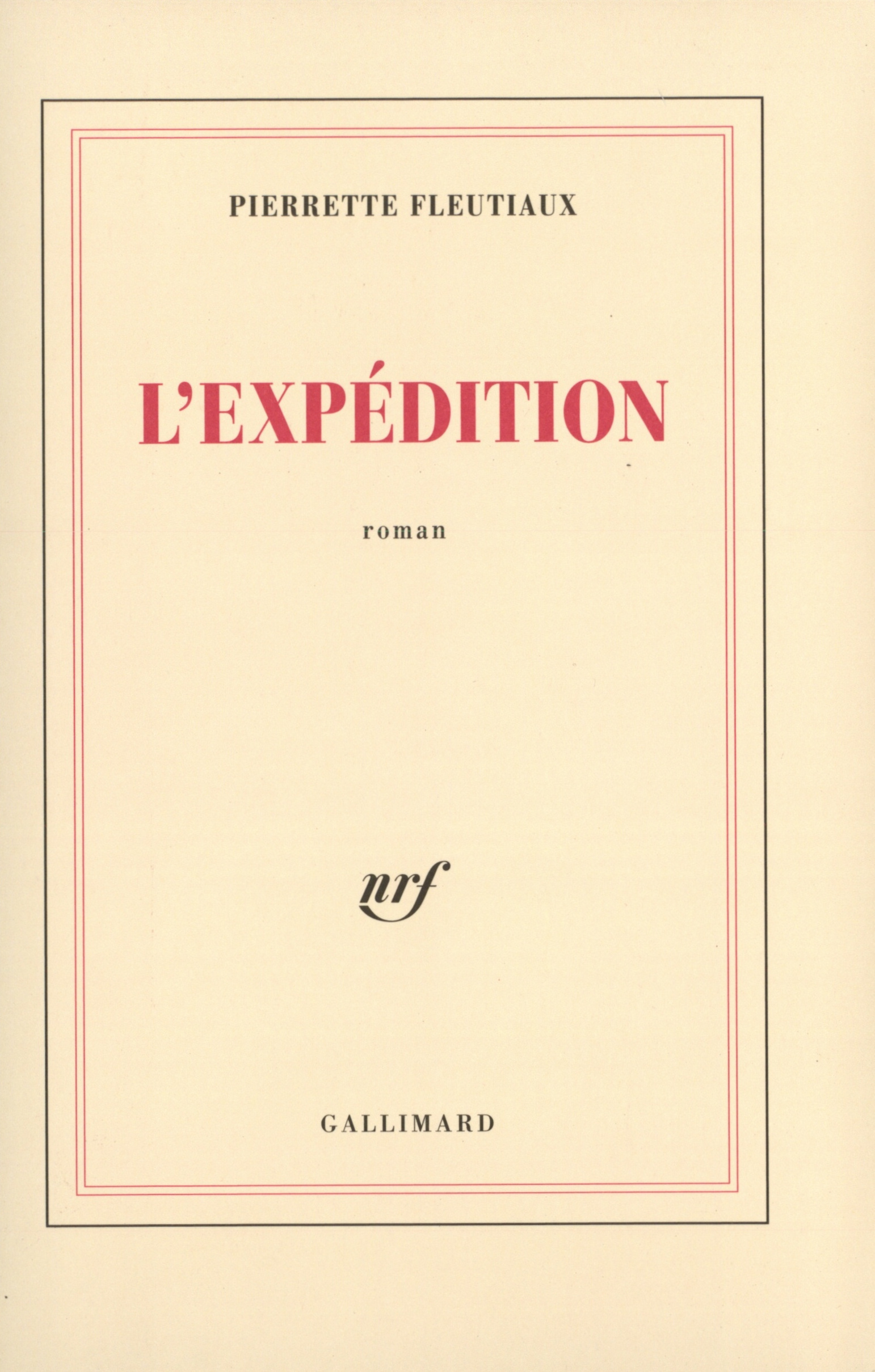 L'Expédition (9782070755677-front-cover)