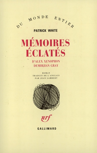 Mémoires éclatés d'Alex Xenophon Demirjian Gray (9782070713622-front-cover)