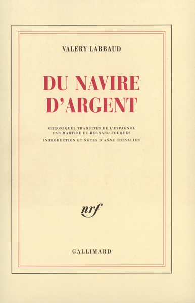 Du Navire d'Argent, Chroniques (9782070731138-front-cover)