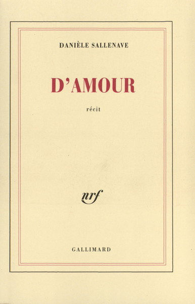 D'amour (9782070748945-front-cover)