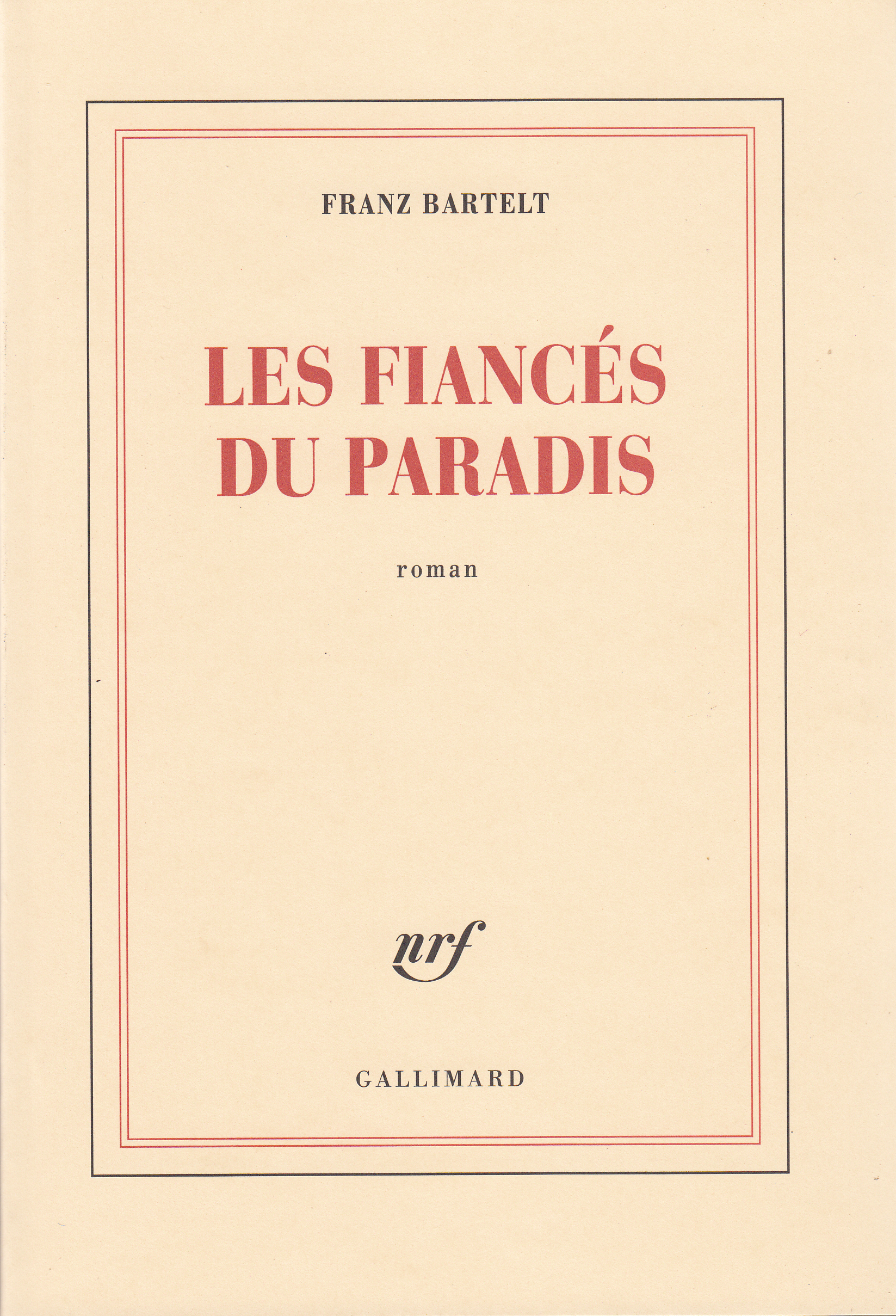 Les fiancés du paradis (9782070741731-front-cover)