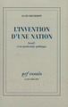L'invention d'une nation, Israël et la modernité politique (9782070730124-front-cover)