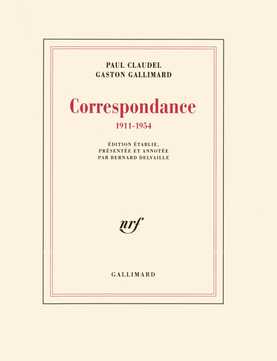 Correspondance, (1911-1954) (9782070741373-front-cover)
