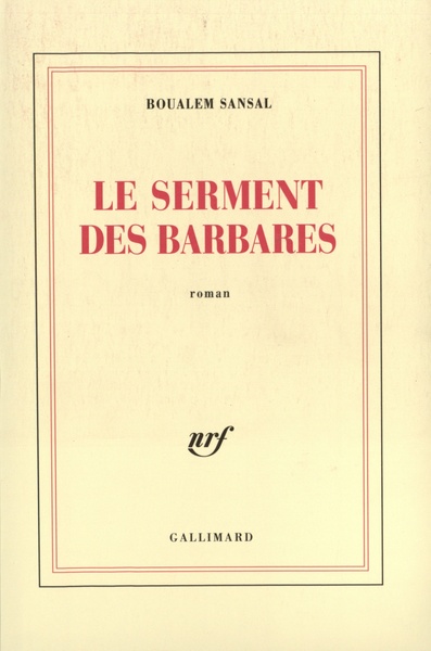 Le serment des barbares (9782070756469-front-cover)