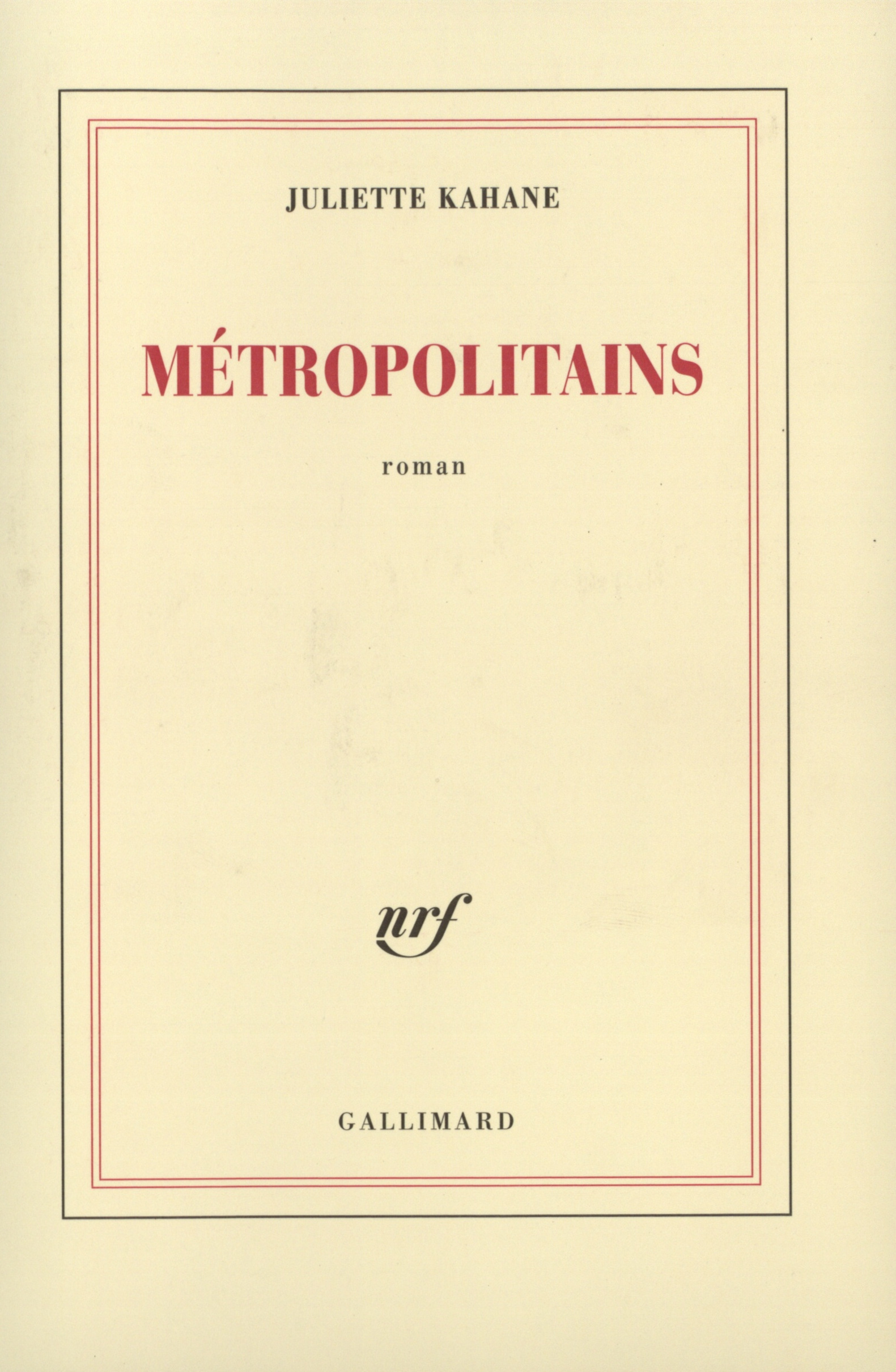 Métropolitains (9782070773268-front-cover)