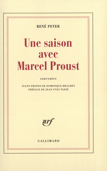 Une Saison avec Marcel Proust, Souvenirs (9782070774340-front-cover)