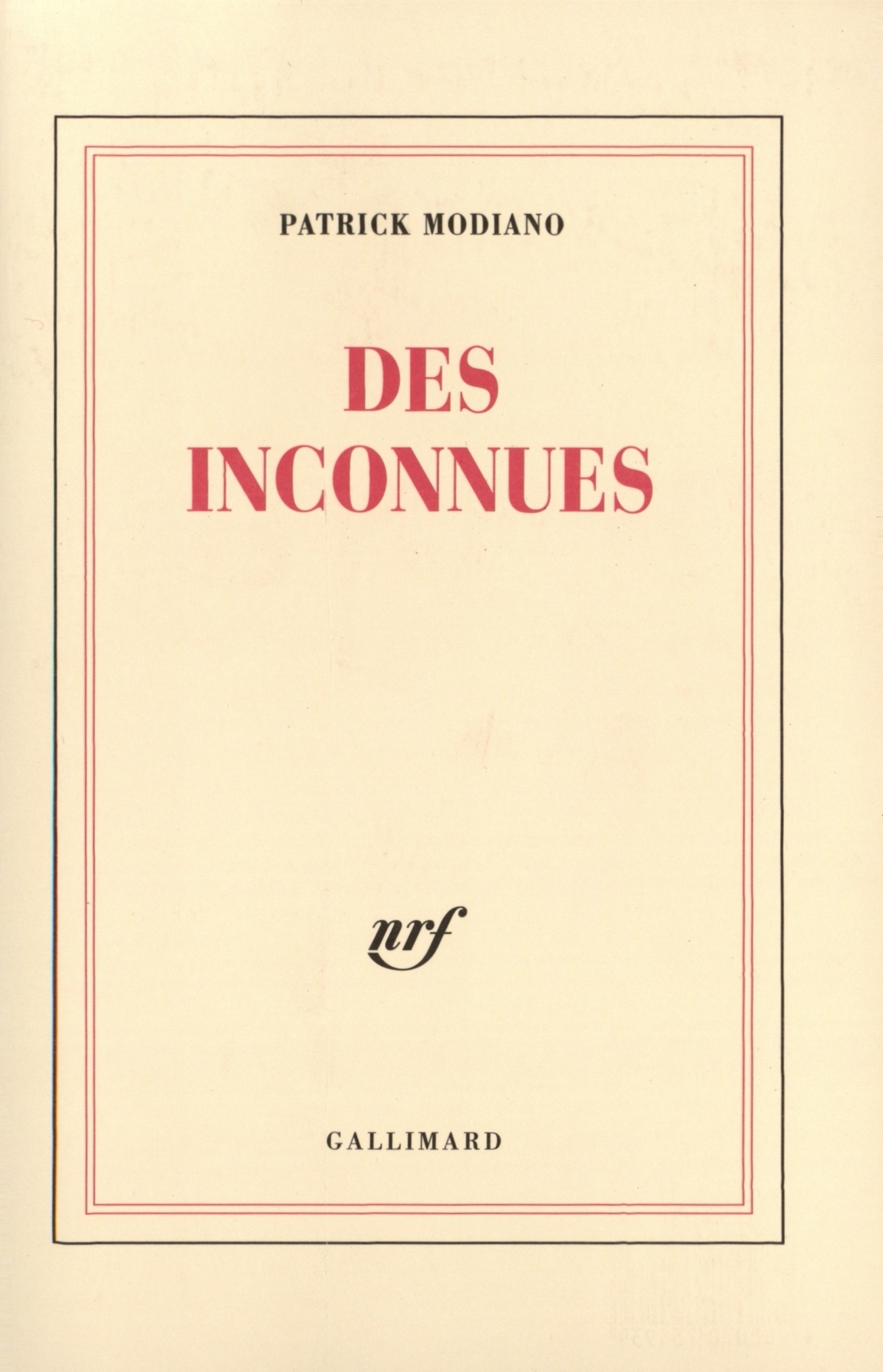 Des inconnues (9782070754939-front-cover)