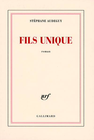 Fils unique (9782070777242-front-cover)