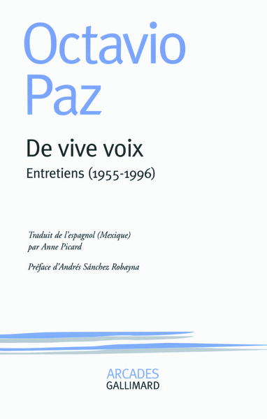De vive voix, Entretiens (1955-1996) (9782070786237-front-cover)