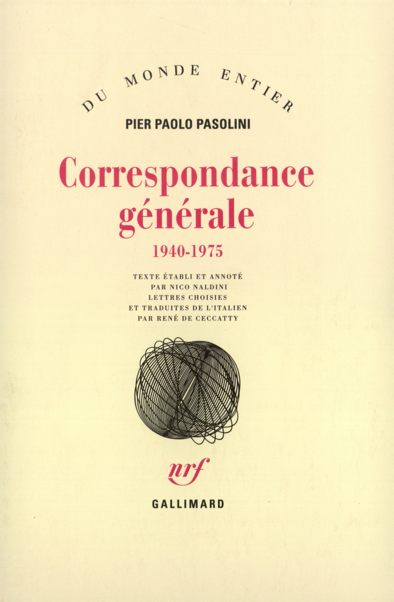 Correspondance générale, (1940-1975) (9782070722235-front-cover)