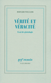 Vérité et véracité, Essai de généalogie (9782070735075-front-cover)