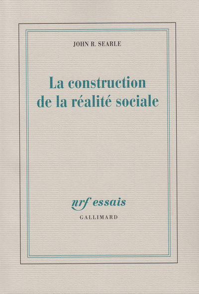 La construction de la réalité sociale (9782070749348-front-cover)