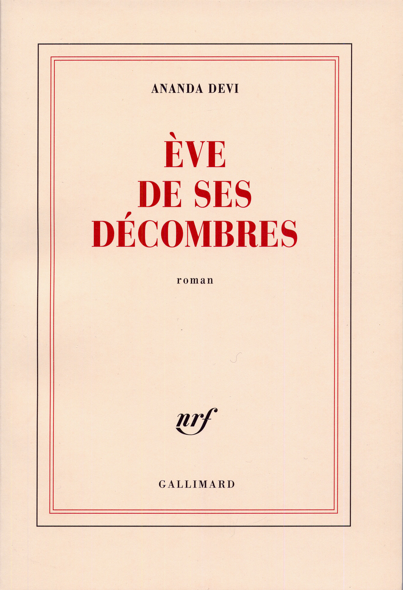 Ève de ses décombres (9782070776184-front-cover)