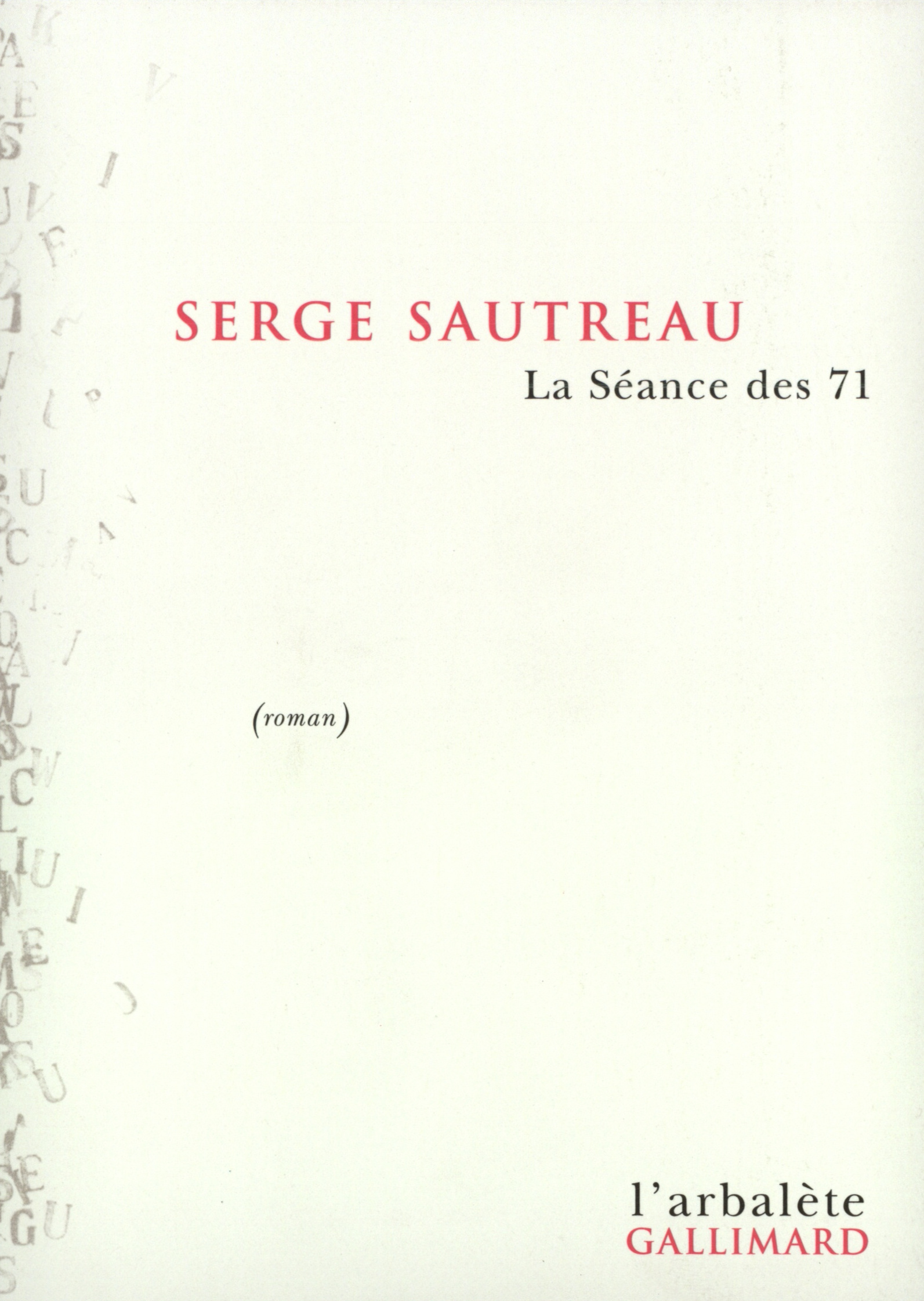 La Séance des 71 (9782070757541-front-cover)
