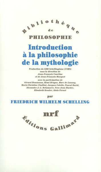 Introduction à la philosophie de la mythologie (9782070745159-front-cover)