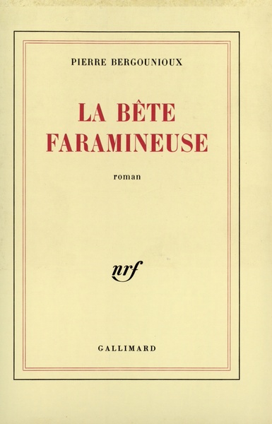 La bête faramineuse (9782070707089-front-cover)
