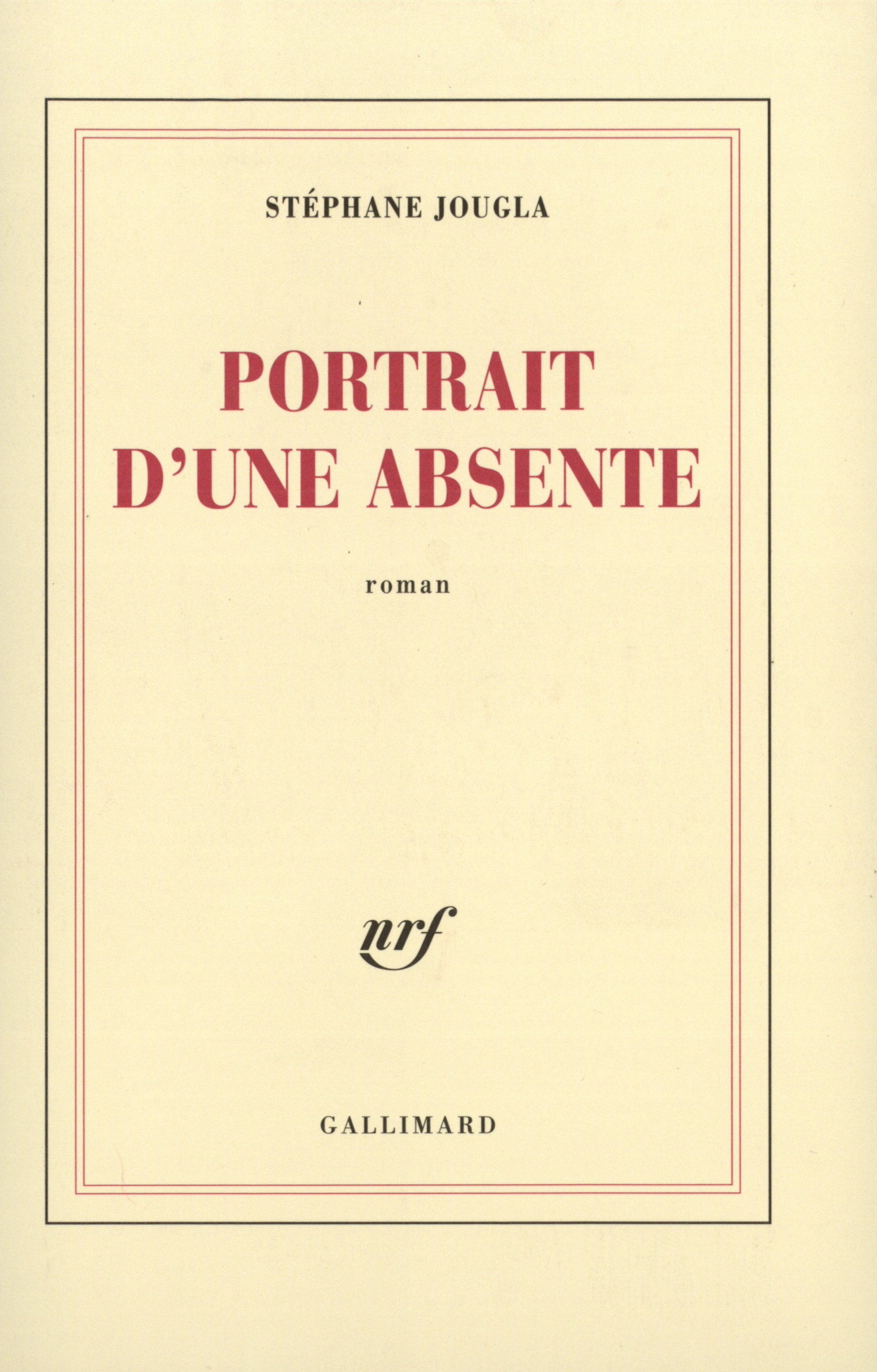 Portrait d'une absente (9782070772735-front-cover)