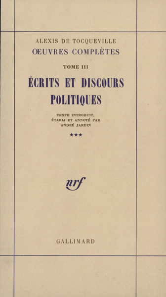 Écrits et discours politiques (9782070719440-front-cover)