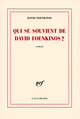 Qui se souvient de David Foenkinos ? (9782070784912-front-cover)