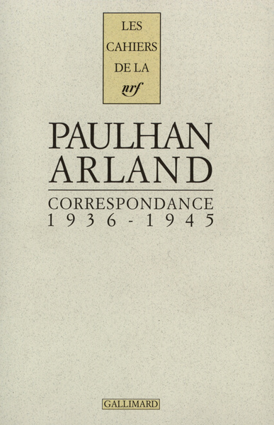 Correspondance, (1936-1945) (9782070757893-front-cover)
